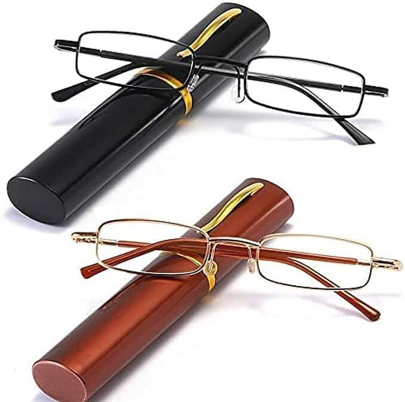 PMW Folding (+1.75) Square Reading Glasses(1.5 mm)