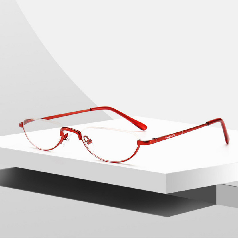 First lens Half Rim (+1.50) Oval Reading Glasses(146 mm)