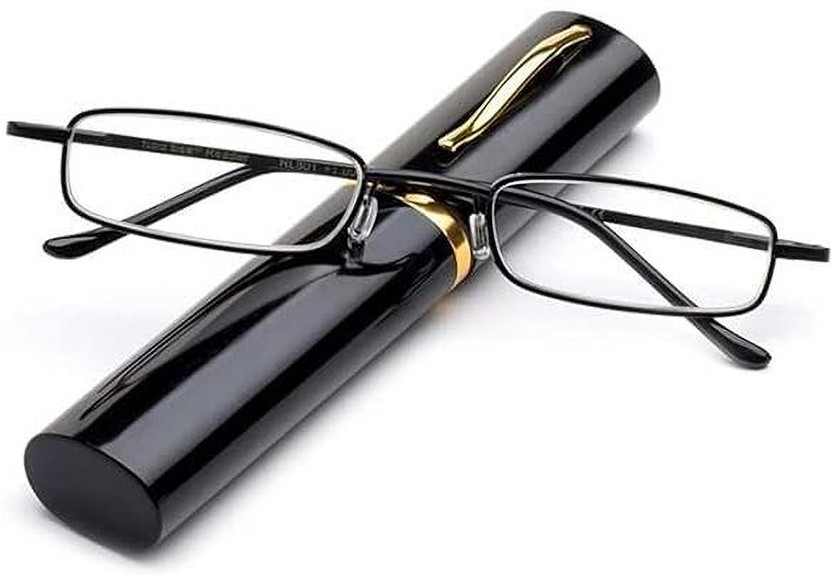 PMW Folding (+2.50) Square Reading Glasses(1.5 mm)