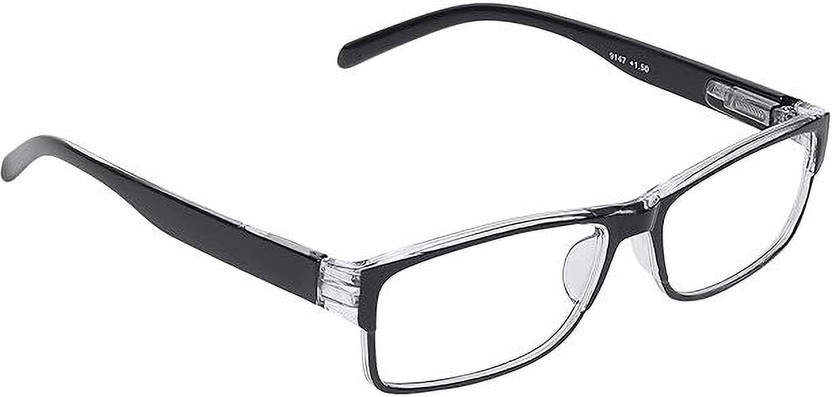 Jaxz Eyewear Full Rim (+2.00) Rectangle Reading Glasses(140 mm)