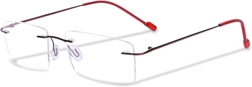 Redex Rimless (+2.75) Rectangle Reading Glasses(55 mm)