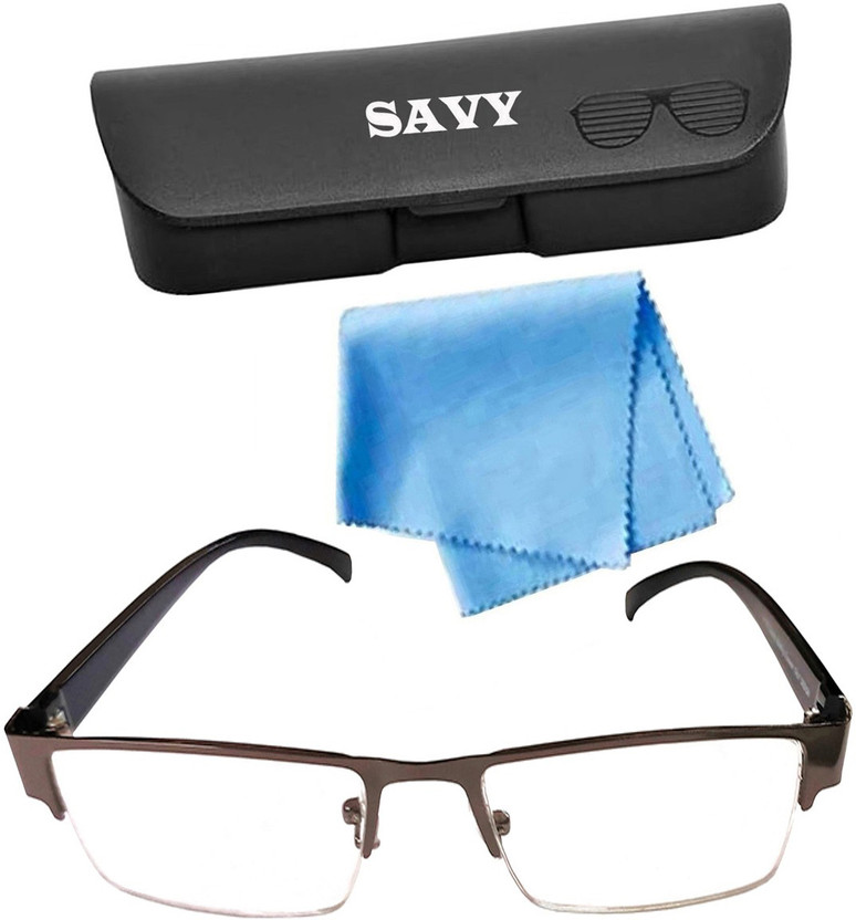 Savy Half Rim (+1.75) Rectangle Reading Glasses(130 mm)