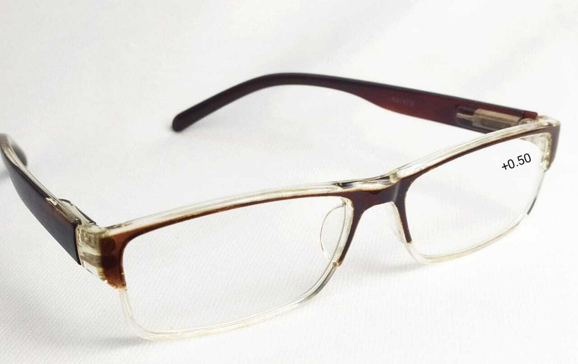 Young Tag Full Rim (+0.50) Rectangle Reading Glasses(50.15 mm)
