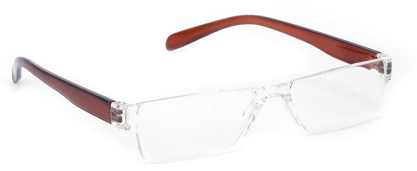 Implicit Rimless (+2.00) Rectangle Reading Glasses(135 mm)