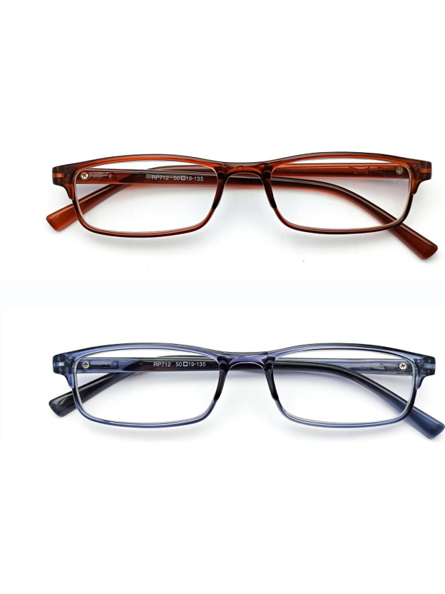 hubofoptical Full Rim (+1.25) Rectangle Reading Glasses(50 mm)