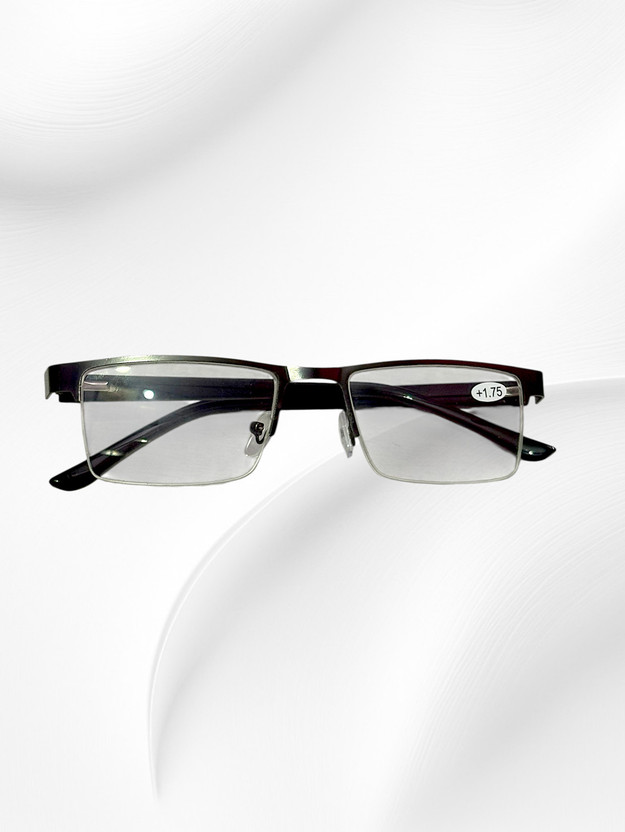 Eyevr Half Rim (+2.50) Rectangle Reading Glasses(133 mm)