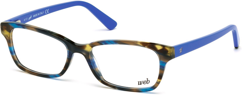 WEB Eyewear Full Rim Rectangle Frame(51 mm)