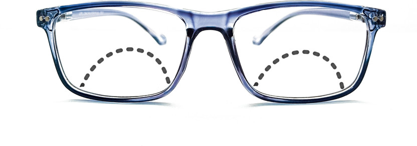 hubofoptical Full Rim (+1.00) Rectangle Reading Glasses(50 mm)