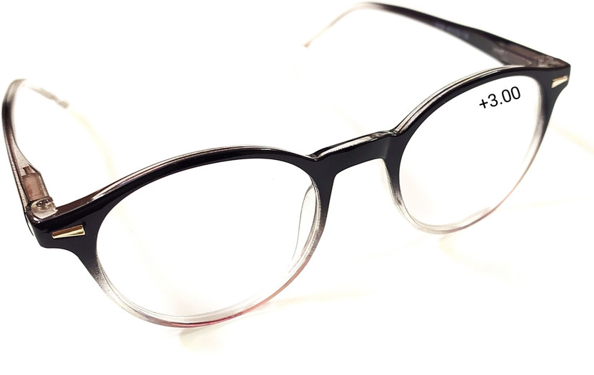 Young Tag Full Rim (+3.00) Round Reading Glasses(120 mm)