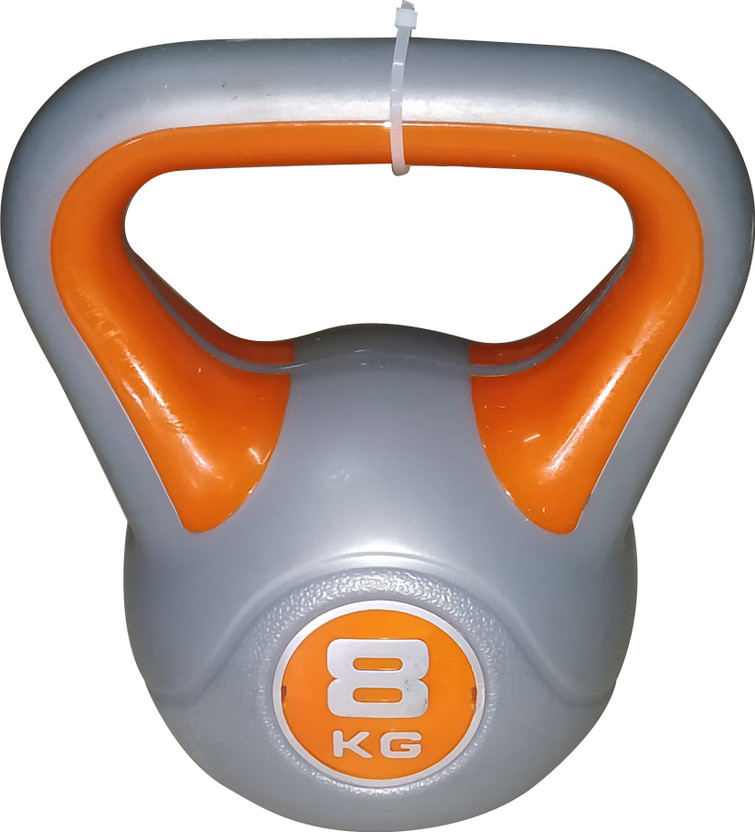 COUGAR Kettlebell , Plastic Kettlebell 8 Kg , Kettle Bells For Fitness Strength Stamina Grey Kettlebell(8 kg)