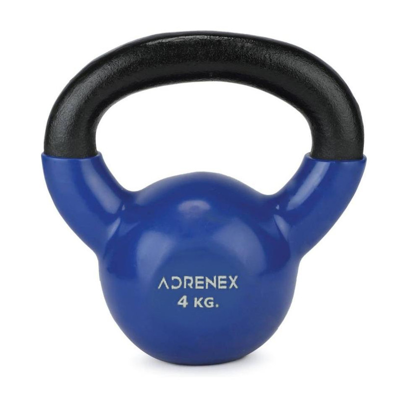 Adrenex by Flipkart 4kg Vinyl Coated, Anti Slip Kettlebell(4 kg)