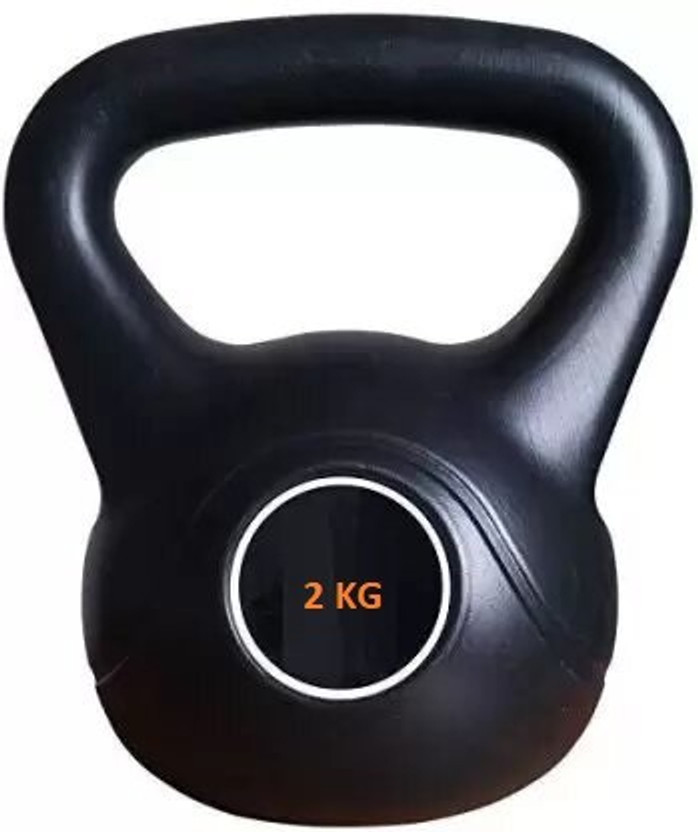 Fitness Kart Exclusive Kettle bell For Cardio Training Home & Gym Fitness Workout Black Kettlebell(2 kg)