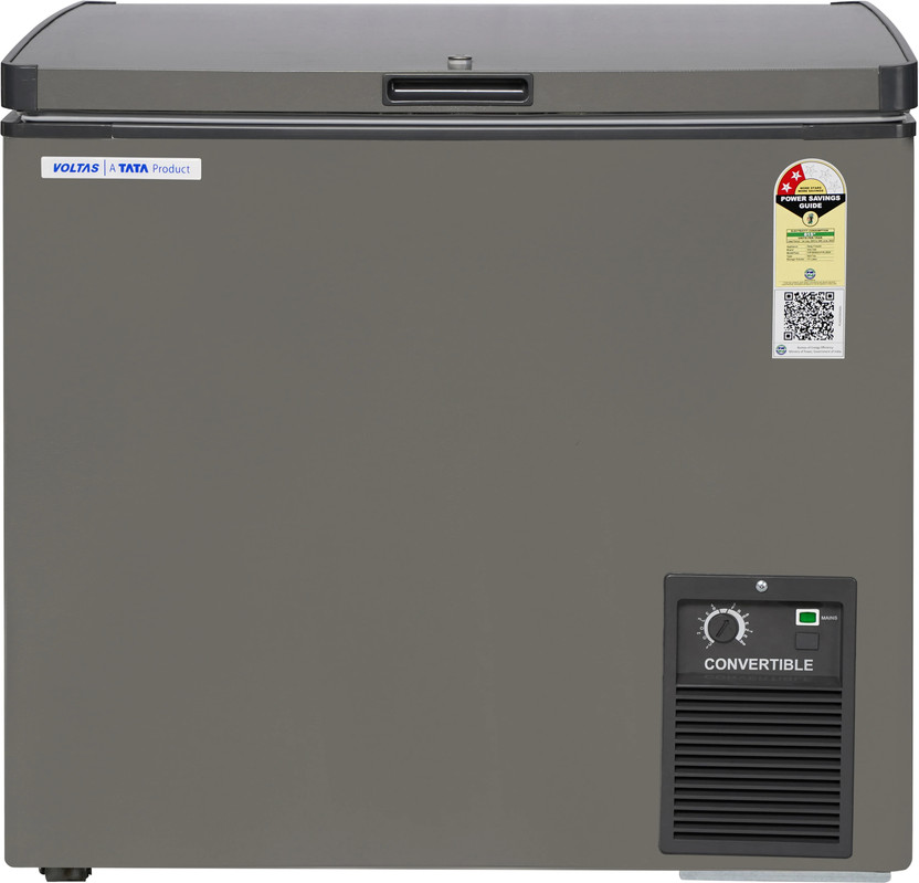 Voltas 177 L Single Door Standard Deep Freezer(Grey, CVF205SA2-P-PL, 2 Star)