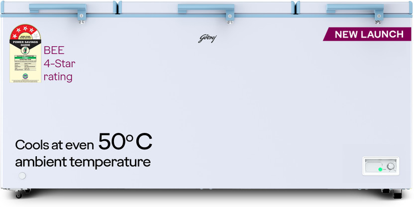 Godrej 594 L Triple Door Standard Deep Freezer(White, DH ESNCH 630D 3HCGP RW, 4 Star)