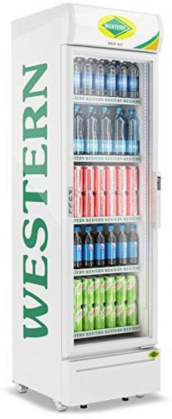 WESTERN 340 L Single Door Upright Freezer(White, SRC 380 GL, 5 Star)