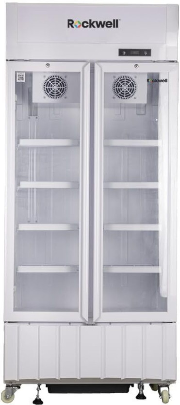 Rockwell 600 L Double Door Upright Freezer(White, RVC600A)