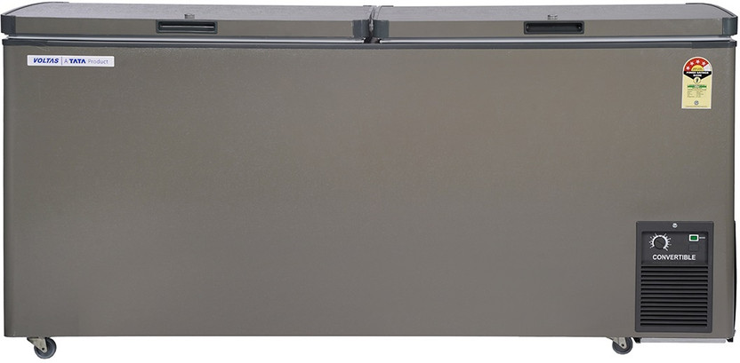 Voltas 421 L Double Door Standard Deep Freezer(Grey, CVF500DD-P)