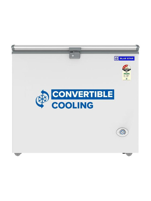 Blue Star 201.0 L Single Door Standard Deep Freezer(White, HT3-N230, 3 Star)