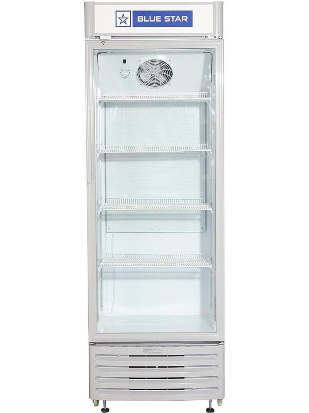 Blue Star 385 L Single Door Upright Freezer(White, BLUE STAR VC400A Visi Cooler)