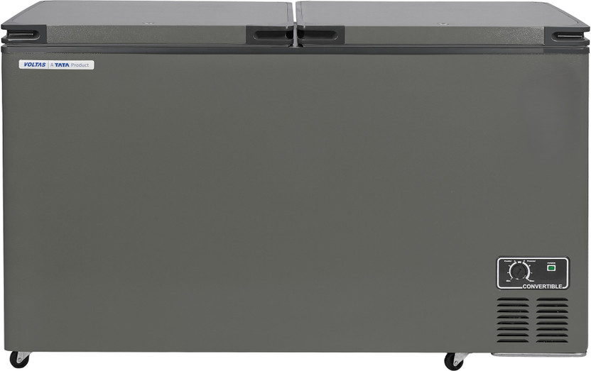 Voltas 449 L Double Door Standard Deep Freezer(Grey, CVF501DA5-W1-GW, 4 Star)