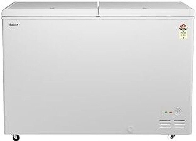 Haier 310 L Double Door Convertible Deep Freezer(White, HFC-320DPW4, 4 Star)