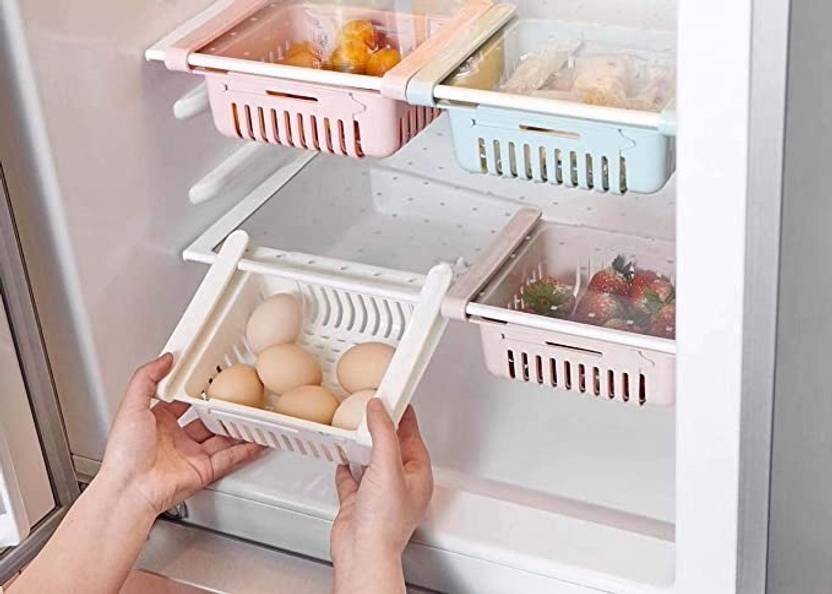 NKL Fridge Storage racks 020 Door Shelf efficiently milk packets