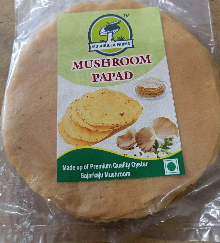 Mushrilla Farms Oyster Mushroom Papad 100 g Price in India Buy