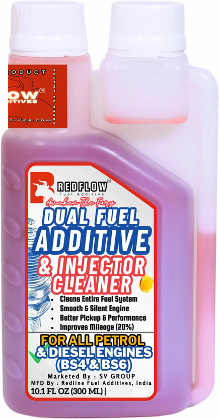 Red Flow Fuel Additives Red Flow Diesel & Petrol Additive for All Cars, Bikes, Scooters Fuel Injector Cleaner(300 ml)