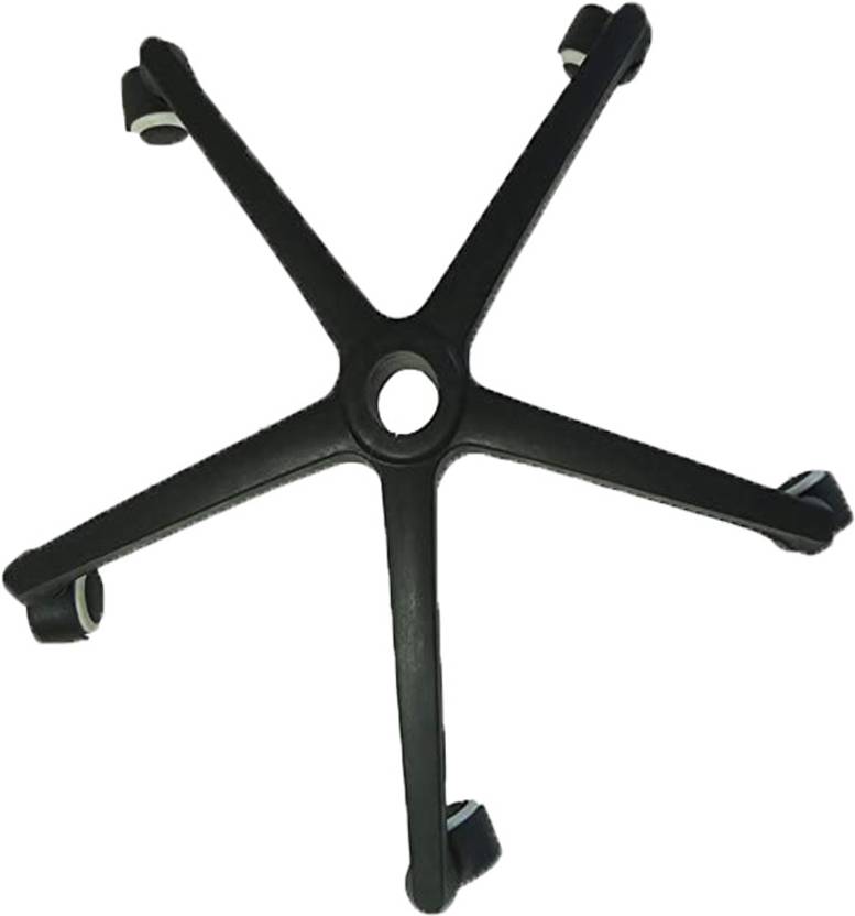 Pallavi Office revolving Chair Star PVC Base with Wheel 24 Inch Heavy Duty Bar Stool Base Price