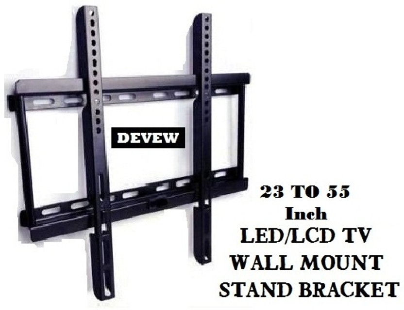 Devew 23 to 55 Inch For All Universal, Plasma, TV Wall Mount Bracket TV Stand Base(Furniture Accessories, Iron)