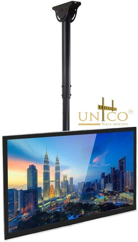 Unico Heavy Duty Full Motion Cantilever Tilt Swivel Ceiling Mount Bracket for Wall Mount Monitor Arm(Furniture Accessories, Steel)