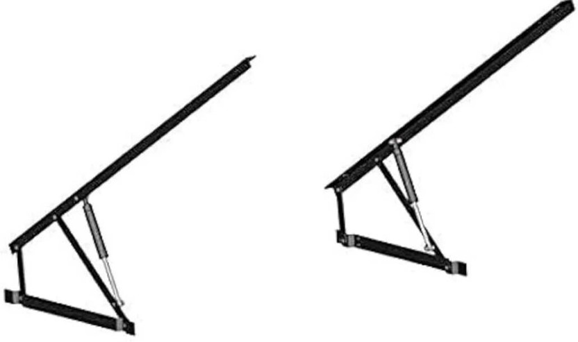 ADISON Pro Lift Bed Fiting 5 fit Bed Hydraulic Mechanism(Furniture Accessories, Steel)