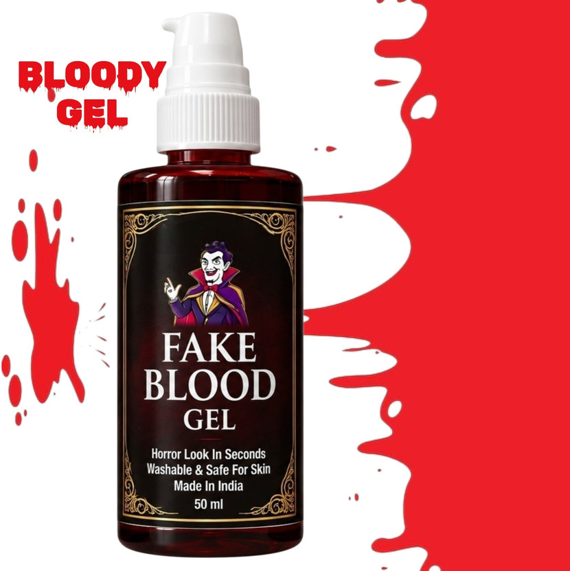 taka saki Prank fake blood liquid artificial vampire cosplay mock blood Halloween blood Gag Toy(Red)