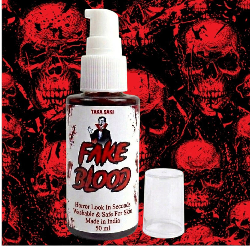 taka saki Fake blood for kids realistic fake blood drama shows movies and fun prank Prank artificial blood Gag Toy(Red)
