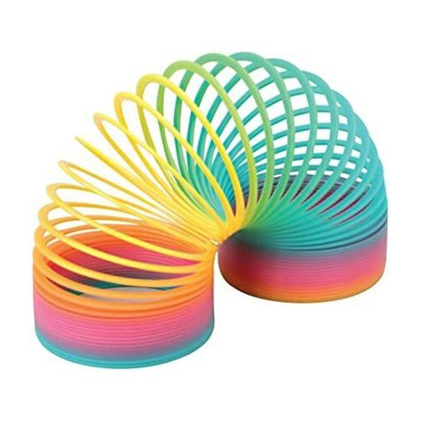 DDTOYS Rainbow slinky ring Magic Spring Gag Toy Gag Toy (Multicolor) Magic Ring Gag Toy(Multicolor)