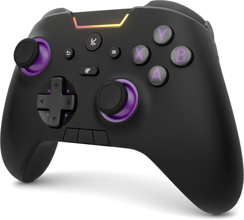 Kreo Surge XB Wireless Gaming Controller with Hall Effect, Turbo Mode, RGB  Gamepad(Black, For PC, Android)