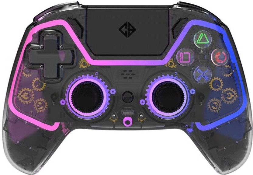 Cosmic Byte Quantum Gamepad Dual Model Wi-fi  Gamepad(Transparent Black, For PS4)