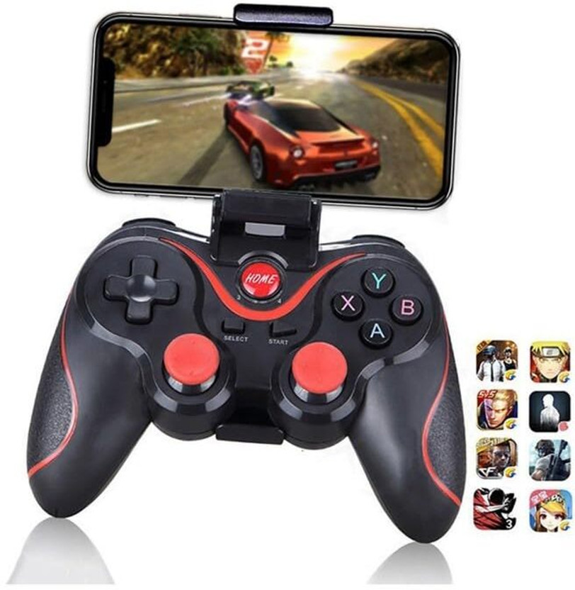 Sekuai X3 Wireless Bluetooth Gamepad For Android/Windows/Smart TV (PUBG Not Support) Bluetooth Gamepad(Black, For Android, PC)