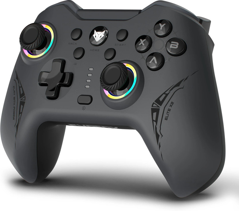 EVOFOX Elite X2 PC Wireless & Wired USB-C Hallsense™ Magnetic Joysticks & Triggers  Gamepad(Grey, For PC)