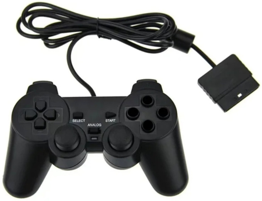 markif Ps-2 Wired Dualshock Remote Controller For Playstation-2 USB  Gamepad(Black, For PS2)
