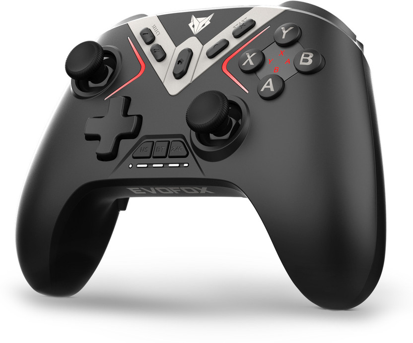 EVOFOX One X Tri-Mode with Hall Joysticks, 6 Axis Gyro, 1000Hz Polling, Macro Buttons  Gamepad(Black, For PC, iOS, Android, Nintendo Switch, Mac OS)