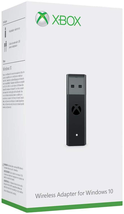 Xbox Wireless Adapter for Win 10  Gaming Accessory Kit(Black, For Xbox One)