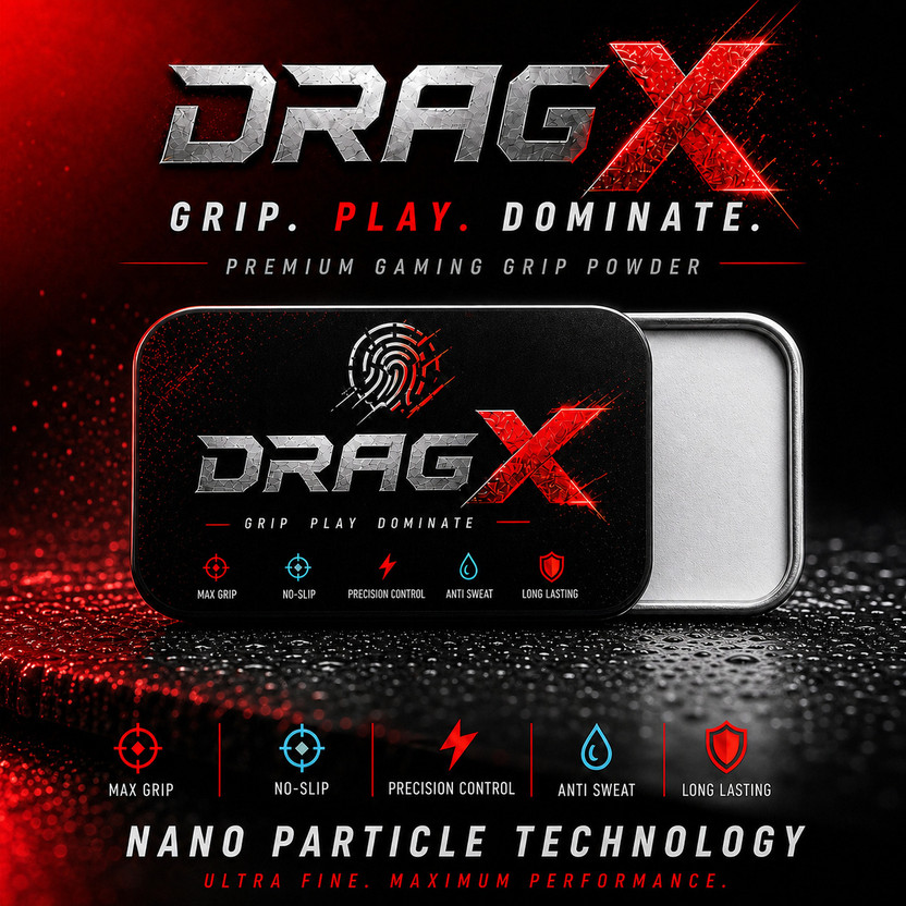 Dragx Gaming grip powder  Gaming Accessory Kit(White, For Android, iOS)