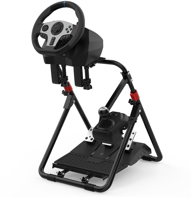 Xbox HG WORLD A9 Racing Gaming Wheel Foldable Stand With Adjustable Tilt Design, Durable Build  Gaming Accessory Kit(Black, For PC, PS4, PS5, PS3, Xbox) - Flipkart Deal