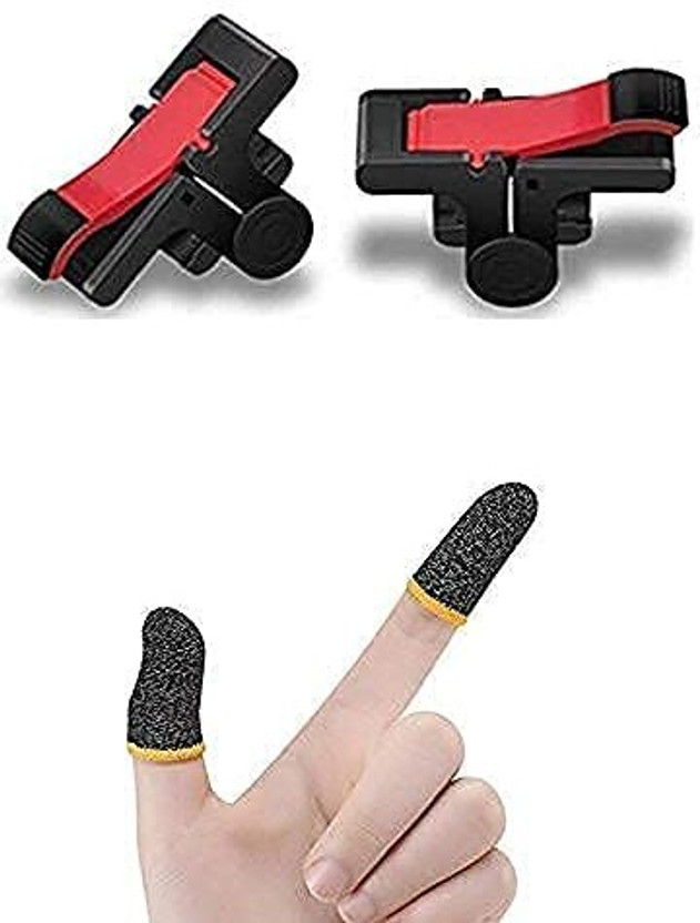 TooHype TooHype Combo Sensitive Aim L1 R1 Button Finger Sleeve for Pubg /Free Fire/Cod Mobile  Gaming Accessory Kit(Red, Black, For Android, iOS) - Flipkart Deal