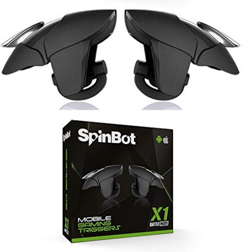 SpinBot BattleMods X1 Gaming Trigger For PUBG,BGMI,COD,FreeFire  Gaming Accessory Kit(Black, For Android, iOS)