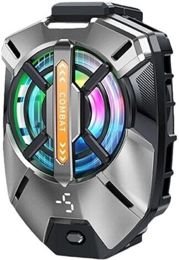 LISTRO Mobile Phone Cooler with Semiconductor Digital Display & Back-clip Fan  Gaming Accessory Kit(Grey, Black, For Android)