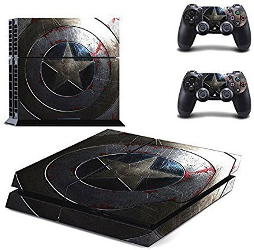 GRAPHIX DESIGN PS4 Console and 2 Controller Decal Cover+ 4 Led bar Decal Sticker S  Gaming Accessory Kit(Multicolor, For PS4)