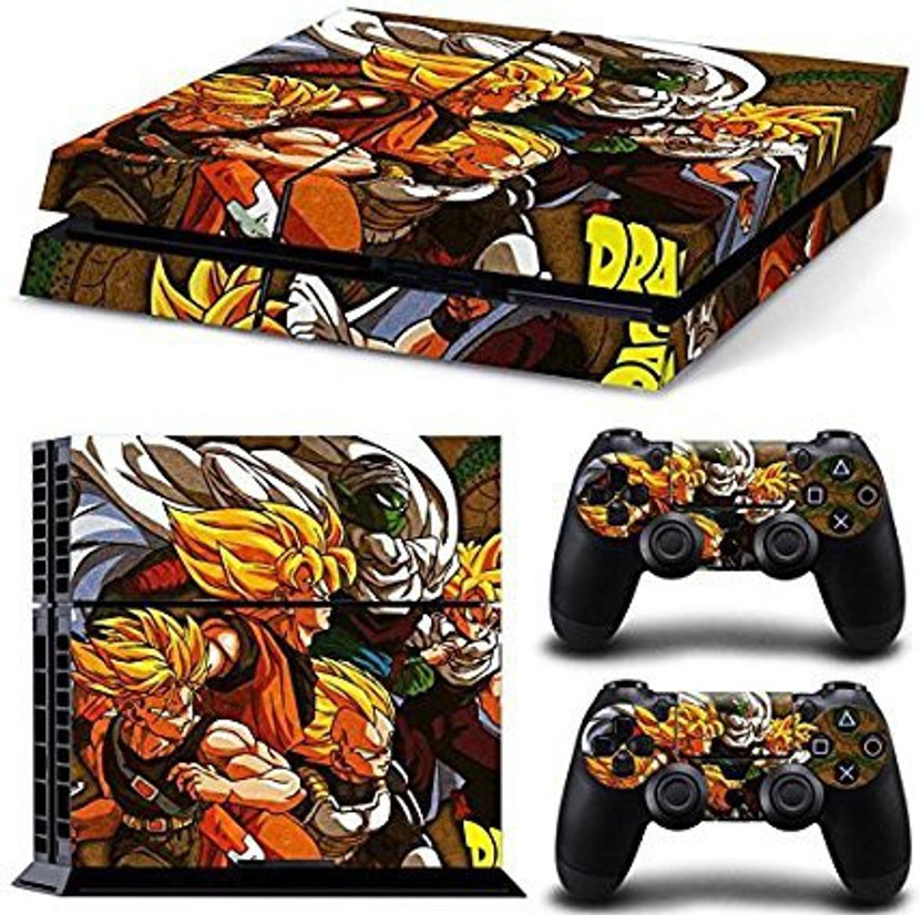 GRAPHIX DESIGN PS4 Console and 2 Controller Decal Cover+ 4 Led bar Decal Sticker X  Gaming Accessory Kit(Multicolor, For PS4)