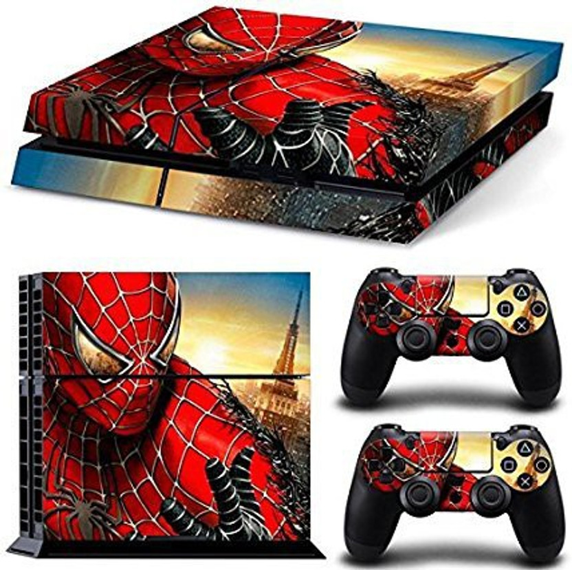 GRAPHIX DESIGN PS4 Console and 2 Controller Decal Cover+ 4 Led bar Decal Sticker U  Gaming Accessory Kit(Multicolor, For PS4)